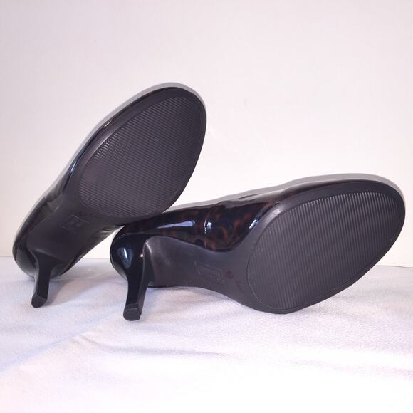 Mootsies Tootsies Leopard Faux Patent Leather Pump, Size 9.5 - Picture 4 of 8